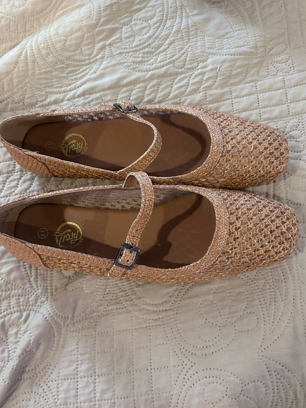 Trary Woven Mary Jane Flats from Amazon